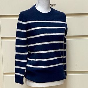 Banana Republic NWT stripe sweater navy white size PXS